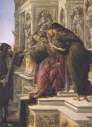 Sandro Botticelli Calumny oil painting on canvas